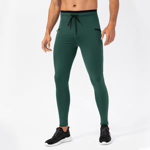 Pantalon de jogging à motif imprimé de compression pour hommes fermeture élastique entraînement entraînement vêtements de sport avec logo taille sport Yoga Leggings - Product Image 3