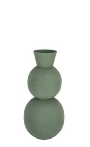 Florero de hierro esculpido único con un encanto rústico, complementando los estilos de decoración del hogar de granja, industrial y tradicional - Product Image 3