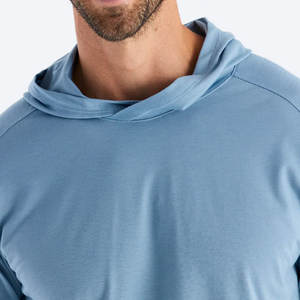 Sudadera con capucha de pesca para hombre de diseño de tendencia superior Proveedor al por mayor Nuevo diseño Protección solar Sudadera con capucha de pesca de manga larga seca - Product Image 4