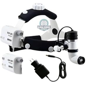 Lampe frontale chirurgicale LED 10W avec sangle de cou flexible, certifiée CE Classe II, lumière blanche 10lm pour cliniques dentaires et hôpitaux - Product Image 2
