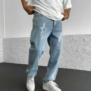 กางเกงยีนส์สีเทาดำสำหรับผู้ชายสีดำฤดูใบไม้ร่วงสีดำสีน้ำเงินเข้มกางเกงยีนส์ผู้ชายกางเกงยืดผ้าฝ้าย Caaual แบบคลาสสิกขนาด40 42 44 - Product Image 2