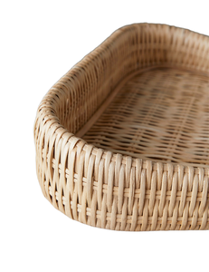 โรงงานเวียดนามขายส่งถาดเสิร์ฟหวายธรรมชาติสําหรับชุดชาตกแต่งบ้านถาดหวายทอสําหรับอาหารในราคาที่ดีที่สุด - Product Image 3