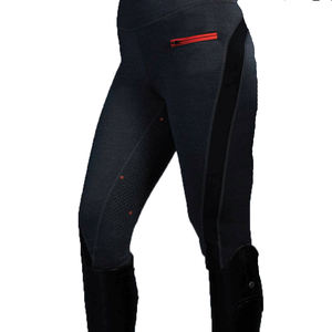 Nueva ropa ecuestre personalizada, ropa deportiva, mallas, pantalones con agarre de asiento completo con bolsillo, venta al por mayor, mallas para montar a caballo, mallas - Product Image 5