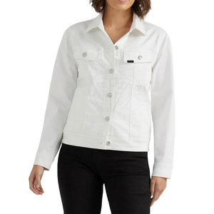 Vestes en jean en toile tricotée pour femmes, faible MOQ - Respirantes, écologiques, design personnalisé, légères, 100% coton - Product Image 1