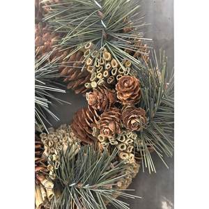 20cm Door Ornament & Wreath in Pine Forest Design <b>Coating</b> & <b>Paint</b> Product - Product Image 2
