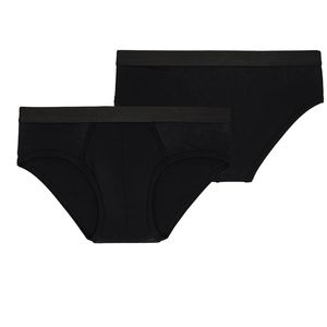 Calzoncillos Bóxer Cómodos para Hombre al por Mayor, Transpirables, Negros, con Logotipo Personalizado a Rayas, Ropa Interior Tejida, Venta Caliente, OEM - Product Image 1