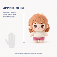 Jouets en peluche personnalisés de 10 cm, mini personnages, animaux mignons, poupées en peluche, conception OEM ODM pour cadeaux en gros