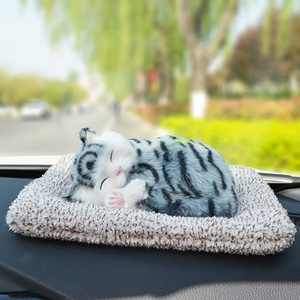 Peluche personnalisée en forme de <span class=keywords><strong>chat</strong></span> mignon, ornement suspendu, jouet en peluche de simulation, cadeau, couverture, adapté aux scénarios automobiles - Product Image 4