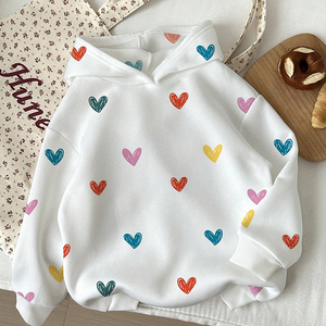 French Terry Plain Enfants Pull Bébé Outfit Enfants Hoodies Coton Bio Bébé Enfants Sweat À Capuche Vêtements - Product Image 6