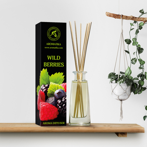 Diffuseur de parfum Aromatika Wild Berries 100ml avec un mélange de baies riches, parfum longue durée pour la pièce - Product Image 4