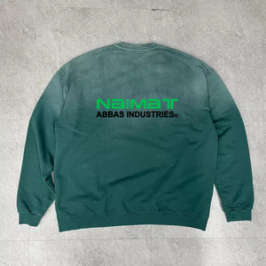 Venta al por mayor de sudaderas unisex vintage lavado con ácido de cuello redondo logotipo personalizado de peso pesado 100% algodón para hombres en invierno - Product Image 3