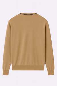 Pull-over vintage à col en V et manches longues pour hommes, coupe régulière, doux et confortable, articles de vente en gros FOB du Bangladesh - Product Image 2