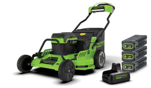 Tondeuse à gazon Greenworkss 30 autopropulsée avec (3) batteries 8Ah et chargeur double port - Product Image 3