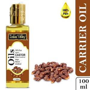 Indus Valley Advanced Premium <b>Organic</b> Carrier <b>Castor</b> <b>Oil</b> <b>Cold</b> <b>Pressed</b> for Hair and Skin Growth Hexane Free Good Price - Product Image 5