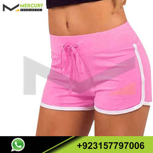 Shorts pour femmes Vêtements de yoga personnalisés pour femmes Short de course en gros Nouveau design Short gris respirant imprimé pour femmes Vêtements - Product Image 3