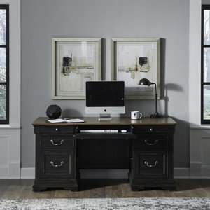 Juiliana Executive <b>Desk</b> <b>DESK</b>-0077 Rectangular Engineered Wood Computer Workstation - Product Image 3