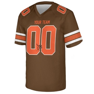 เสื้อฟุตบอลแบบอเมริกันสำหรับผู้ชายเสื้อเจอร์ซีย์ฟุตบอลแบบแห้งเร็ว - Product Image 1