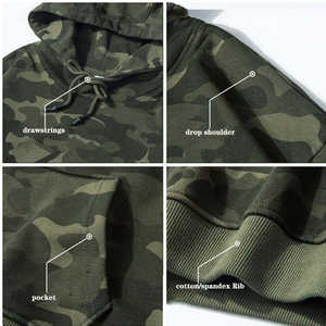 2025 New Design Custom <b>Sublimation</b> Camo <b>Hoodie</b> for Men Casual XL Size Zip Up Sweatshirt with Digital Printing Autumn Wear - Product Image 2