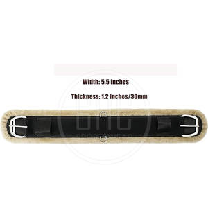 Sangle d'équitation en cuir de haute qualité, en acier inoxydable, confortable, personnalisable, fabriquée au Pakistan, GHC SONS, détection des aiguilles - Product Image 3