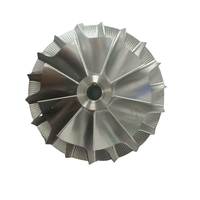 5 axes CNC usinage aluminium/acier inoxydable métal Turbine-pièces mécaniques de précision personnalisées