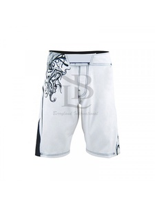 กางเกงขาสั้น MMA แบบสั่งทำสำหรับผู้ชายกางเกงออกกำลังกายแบบกรงโพลีเอสเตอร์100% ออกแบบได้ตามต้องการ - Product Image 3