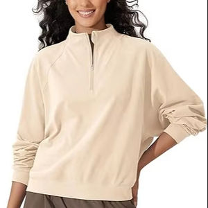 Sudadera de Media Cremallera de Primera Calidad para Mujer, Duradera, Elegante e Ideal para Uso Casual en Todas las Temporadas - Product Image 1