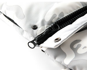 2026 Hot Sale Custom Zip-Up Waterproof <b>Fleece</b> Jacket Men Padded Quilted Puffer Stand Front Winter Outdoor High Street Unisex - Product Image 4