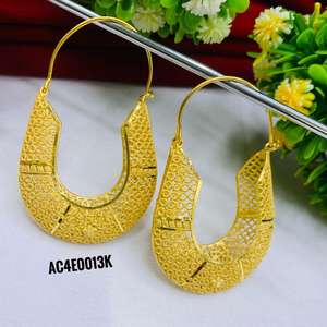 Pendientes de joyería chapados en oro, nuevo diseño - Product Image 3