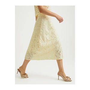 BGN Women's Lace <b>Flare</b> <b>Skirt</b> S23S110 Turkey - Product Image 4