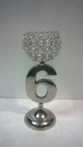 Bougeoir en cristal, décoration de la maison, autre support de bougie brillant, pour l'intérieur et l'extérieur - Product Image 6