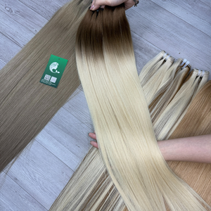 Extensiones de cabello humano de trama de máquina de ondas naturales de Color mejor vietnamita crudo personalizado con muestra gratis - Product Image 5