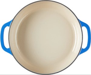 Casserole bleue classique résistante à la chaleur cuisine élégante essentielle parfaite pour la cuisine service et réunions de famille - Product Image 2