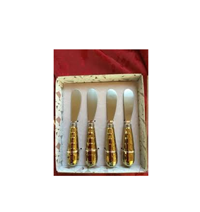 Dernière conception ensemble de fromage en laiton or naturel brillant poli accessoires de fête d'anniversaire meilleure vente pièce unique - Product Image 3