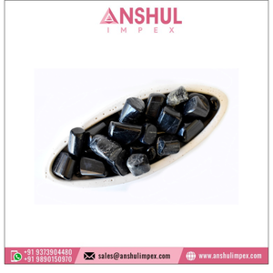 Pierres en Tourmaline noire, brillantes, de qualité supérieure, couleur noire, guérison, A, décoration pour la maison, offre spéciale - Product Image 4