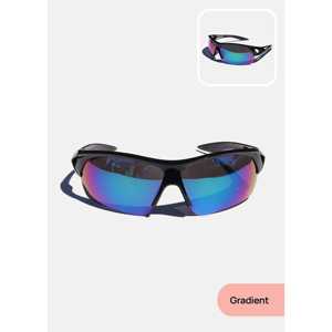 Occhiali Sportivi Semi-Rimless per Uomo e Donna, Lenti TAC UV400, Montature Trendy Oro Trasparente Bianco, Rettangolari Leggeri - Product Image 3