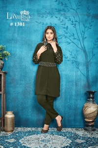 Túnica de diseñador de excelente calidad con un magnífico trabajo hecho a mano para oficina y ropa informal de proveedor indio - Product Image 4