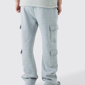 Venta al por mayor de alta calidad de los hombres Joggers de gimnasio personalizado Casual Track Jogger Pantalones Slim Fit Algodón Poliéster Pantalones de chándal con bolsillos - Product Image 2