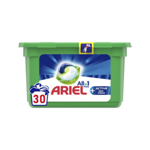 Para Ariel Ultimate Clean 3 en 1 cápsulas de lavandería aroma fresco para la eliminación de manchas difíciles y colores brillantes forma sólida - Product Image 6