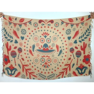 Hawaiian Sarong México Imprimir 100% Rayón Venta al por mayor personalizado Bali Fabricante Ropa de playa Cubrir hasta el 2017 - Product Image 1