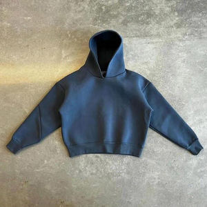 Ropa de calle de peso pesado de alta calidad 100% algodón francés Terry algodón Regular Fit Puff estampado personalizado sudaderas con capucha y sudaderas para hombres - Product Image 6