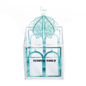 กล่องใส่ช็อคโกแลตอะคริลิคแบบดั้งเดิมกล่องหวานทำด้วยมือรูปทรงสี่เหลี่ยมกล่องขนมอะคริลิคแฟนซีคลาสสิก - Product Image 2