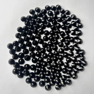 Fabricante directo de la India Sami Gems Hub Hecho a mano Espinela negra natural Facetada Corte redondo Pulido Marrón Piedra preciosa suelta - Product Image 3