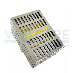 Vaslcare-Juego de 5 casetes de esterilización vacíos para autoclave dental alemán, caja para 10 instrumentos - Product Image 4