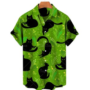 New Stylish Design <b>Half</b> <b>Sleeves</b> <b>Shirts</b> Custom Sublimation Printed Casual <b>Shirts</b> Premium Quality Breathable Men's <b>Shirts</b> - Product Image 2