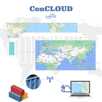 ILinkCon 26000mAh Traceur GPS étanche IP66 pour conteneurs, grande capacité, capteurs multiples, réseau Beidou 4G, PC, LBS, stockage cloud