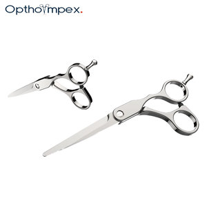 Ciseaux de coiffure professionnels pour droitiers, légers, en acier inoxydable, lames aiguisées, poignée ergonomique, pour salon de coiffure - Product Image 1