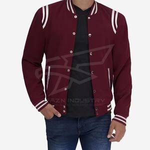 Veste universitaire pour hommes avec patchs brodés Style Letterman Baseball Bomber Jacket Casual Streetwear Outerwear Vestes pour hommes - Product Image 3