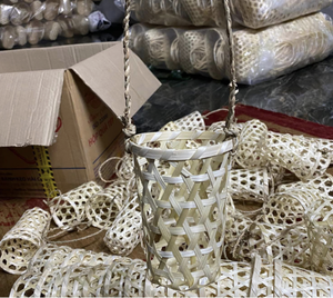 Portavasos de bambú hecho a mano de Vietnam Organizador de mesa ecológico para tazas de café Vasos de té y uso de almacenamiento de cocina - Product Image 4