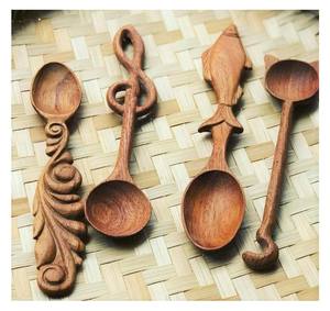 Handmade Wooden <b>Spoons</b> <b>Serving</b> <b>Spoons</b> Cooking Utensils and Carved Wooden <b>Spoon</b> Set - Product Image 1