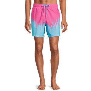 Bajo MOQ Impreso Pantalones cortos de playa Pantalones de natación Hombres Trajes de baño Personalizado OEM Pantalones cortos de baño Traje de baño para adultos - Product Image 1